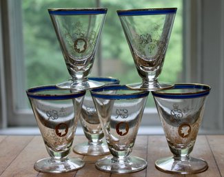 Gift From Wallis Simpson, King George Painted Glasses