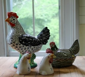 Chicken And Rooster Round Up