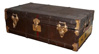 Leather WWI Trunk