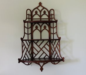 Chippendale Style Fretwork Shelf