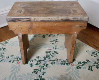 Primitive Pine Stool