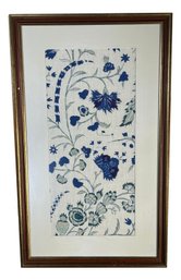 Framed Textile Soane's Of England Dianthus Chintz (15k)