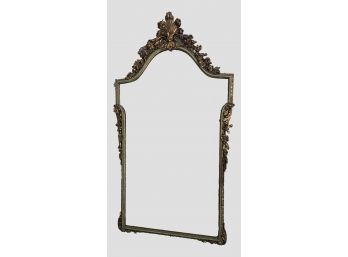 Vintage Enameled And Gilded Mirror