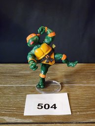 Vintage 1989 TMNT Rockin Rollen Michelangelo