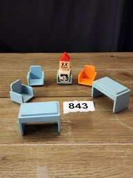 Vintage 1974 Playskool Blockheads