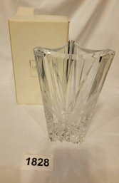 Mikasa Bedazzle Triangle Vase 7 1/2 Inches