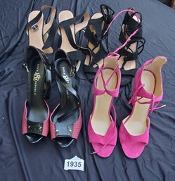 Lot Of Heels And Wedges (4 Pairs)