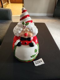 Beautiful Mrs. Claus Christmas Cookie Jar