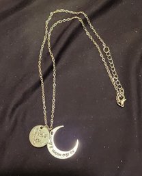 I Love You Silver Pendant