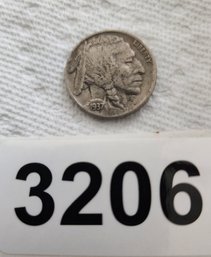 U S Currency Buffalo Nickel 1937 Five Cent Piece