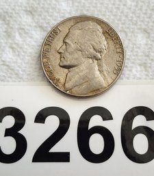 U S Currency 1955 Five Cent Piece
