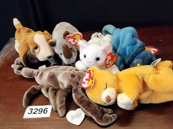 Vintage Original Beanie Babies Lot Of 6 All In Great Condition Pary Of A HUGE Collection As You Will See