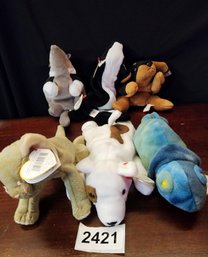 Vintage Original Lot Of 6 Beanie Babies All In Incredible Condition One Owner Large Collection