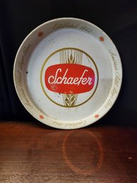 Vintage Original Shaefer Beer Tray Great Condition