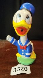 Original 1960s 70s Chalkware Walt Disney's Donald Duck Bobblehead Made In Japan Outstanding Condition