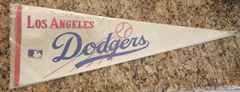 Original Vintage Lods Angeles Baseball Pennant