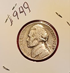 U S Currency 1949 Jefferson Nickel