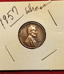 U S Currency 1957 One Cent Piece
