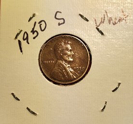 U S Currency 1950 S Lincoln Wheat Penny Excellent Condition