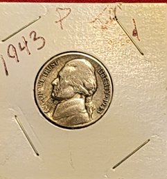 U S Currency 1943 P Jefferson Nickel
