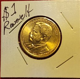 U S Currency T Roosevelt One Dollar Piece
