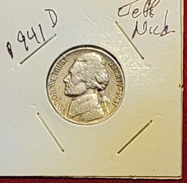 U S Currency 1941 D Jefferson Nickel