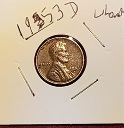 U S Currency 1953 D Lincoln Wheat Penny Excellent Condition