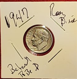U S Currency 1947 Poss D Mint Roosevelt Dime Excellent Condition