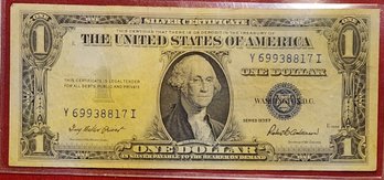 U S Currency 1935 F Silver Certificate