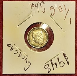 Curacao 1948 1/10th G Silver Excellent Condition