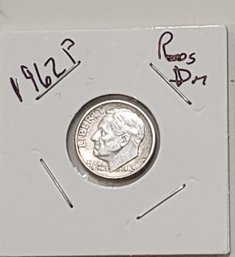 U S Currency 1962 P Roosevelt Dime