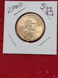 U S Currency 2000 P Sacagawea One Dollar Piece