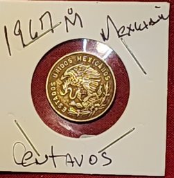 Mexican 1967 M Centavos Excellent Condition