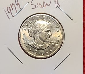 U S Currency 1979susan B Anthony One Dollar Coinexcellent Condition