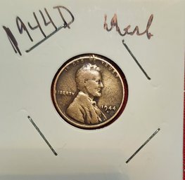 U S Currency 1944 D Lincoln Wheat Cent Great Color