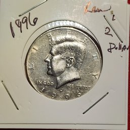 U S Currency 1996 Kennedy 1/2 Dollar