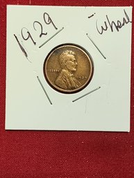 U S Currency 1929 Lincoln Wheat One Cent Piece Excellent Condition
