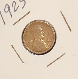 U S Currency Rare 1925 Lincoln Wheat One Cent Piece Excellent Condition