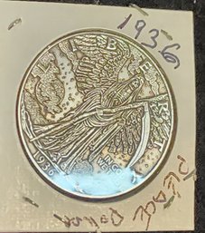 U S Currency 1936 Silver Peace One Dollar Coin Incredible Condition