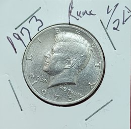 U S Currency 1973 Kennedy 1/2 Dollar Coin