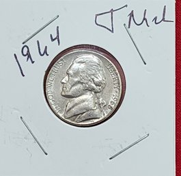 U S Currency1964 Jefferson Nickel