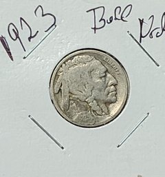 U S Currency Rare 1923 Buffalo Nickel Great Condition For 101 Years