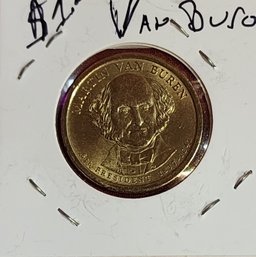 U S Currency Presidential  One Dollar Coin  Van Buren