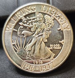 Outstanding U S Currency 1916 Walking Liberty In Incredible Condition 1 Troy Ounce