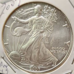 Incredible Condition 2007 Standing Liberty 1.2 Oz Fine Silver