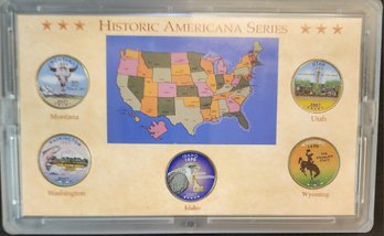 Historical America Series 80 State Quarters Mo To Ut