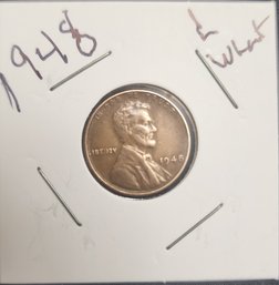 U S Currency 19418 Lincoln Wheat One Cent Coin Excellent Condition