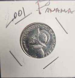 2001 Panamanian Coin Believed To Be Solver