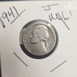 U S Currency 1941 Jefferson Nickel