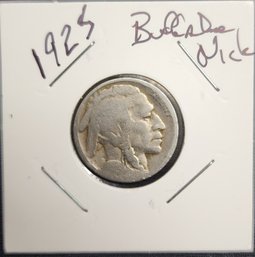 U S Currency 1925 Buffalo Indian Head Five Cent Nickel